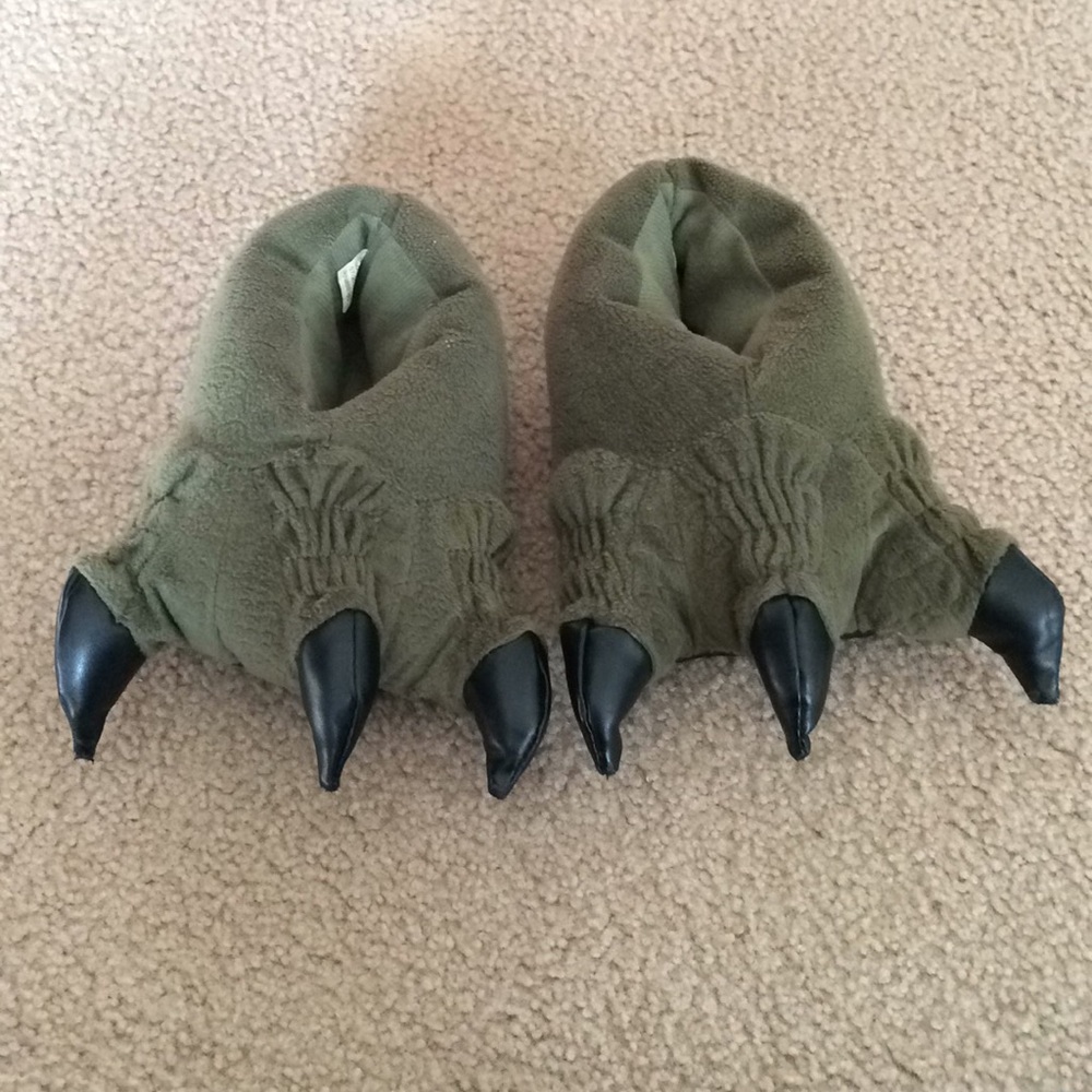 Boys monster slippers